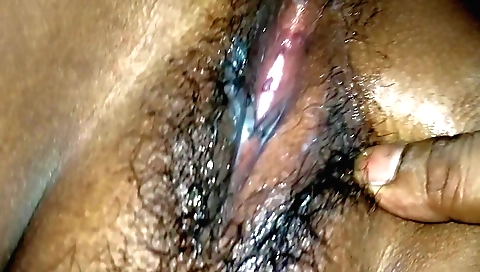 Indian woman with hairy pussy gets fucked by the camera