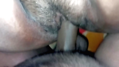 Indian girl has her hairy pussy pounded by a handsome lover