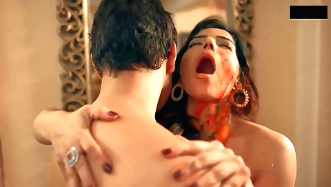 Busty milf in sexy lingerie rides her lover's cock