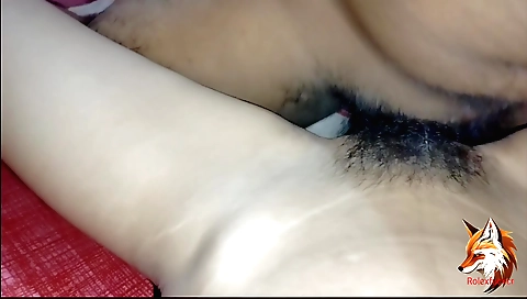 Indian girlfriend is fucking with her boyfriend outdoors