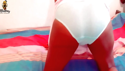 Hot amateur solo video with hot brunette in webcam