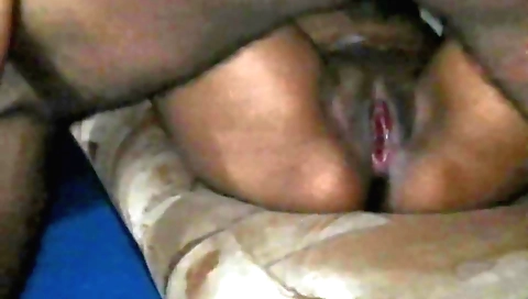 Stepbrother and stepsister fuck a teen in the bedroom