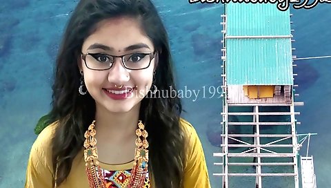 Sexy brunette with small tits and small boobs enjoys big dick