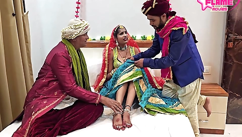 Hot Indian Bahu Fucked Rought By Old Stepfather In Law