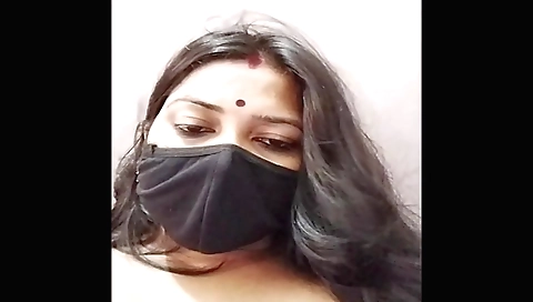 Indian girl plays with her pussy in amateur solo video
