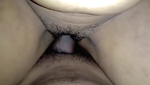 Indian girlfriend showing off her hairy pussy and ass