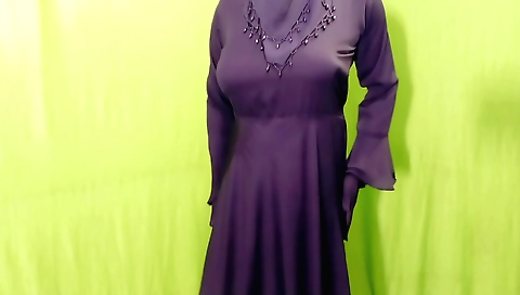 Indian Beautiful Hijabi Muslim Couple Thirsty For Fuck