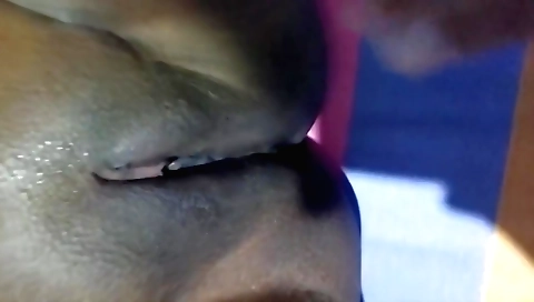 Cute chick shows her shaved hole in hardcore video