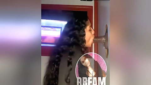 Brunette face of deepthroat fucker in amateur clip