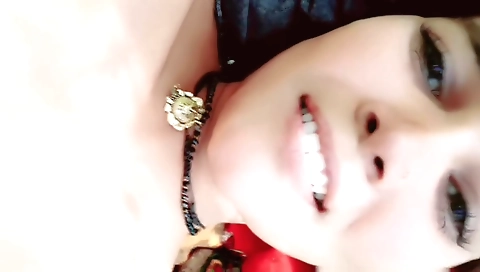 Brunette in mustard field with a hot mouth and wet pussy