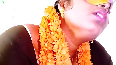 Indian brunette teen is getting her stepson's black dick pounded