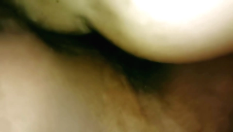 Amateur busty brunette in a sexy dress and stockings