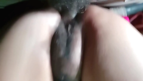 Indian girl with a long hair and a round ass sucking a fat cock