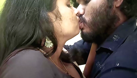Indian brunette with big tits and long lips 18+ sex scene