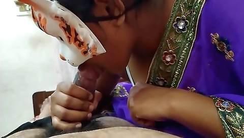 Indian porn video with a brunette sucking and riding a dick