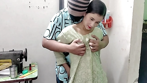 Indian brunette gets to lick her pussy and enjoy a blowjob