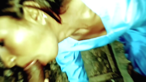 Indian amateur sex scene in the open window in POV video