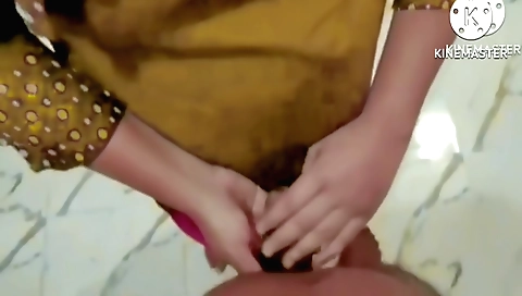 Indian amateur brunette gets banged and licked by husband