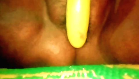 Veena bhabhi is masturbating with big dildo at home