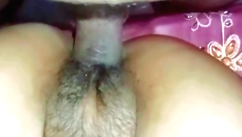 Indian hairy pussy teen gets fucked by stepbro and stepdad