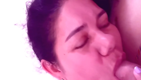 Amateur brunette milf takes my neighbor's cock in a video