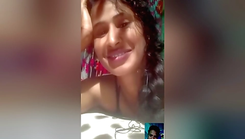 My Cute Girlfriend Showed Me Her Boobs On A Video Call