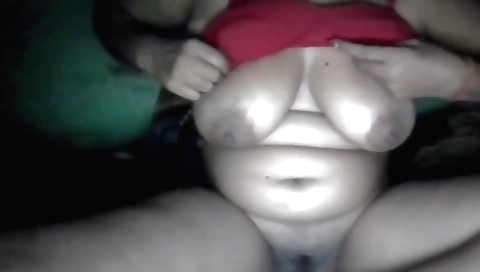 Chubby Indian teen with huge boobs fucks her stepbrother