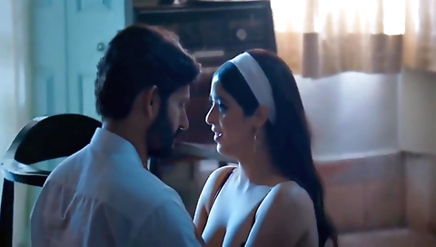 Indian girl gets her pussy fucked by a big black dude