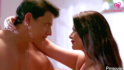 A brunette milf in a sexy dress gets fucked hard and loaded