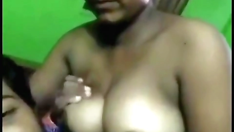 Indian brunette is having fun with her man in amateur