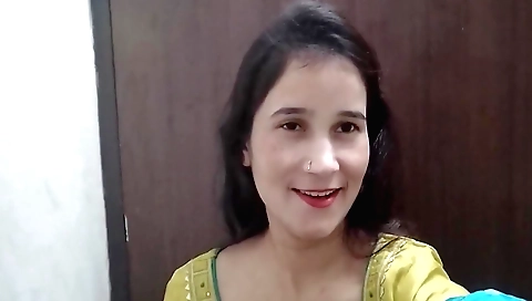 Solo dance video showing an amateur indian teen girl
