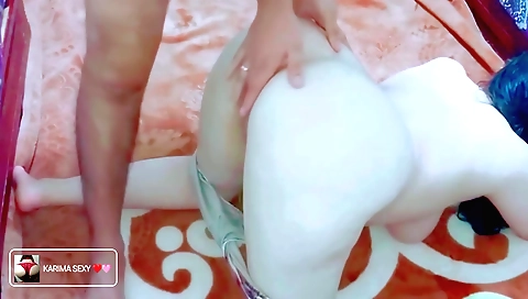 A brunette with a big pussy gets to show me what she has