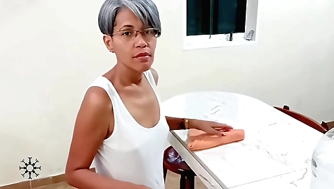 Indian stepmom with tiny tits gets fucked by stepbrother