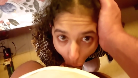 My stepmom gets punished by me as an amateur video