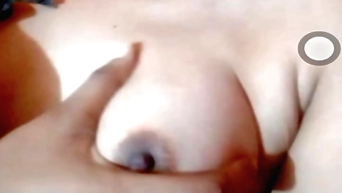 Big boobs brunette naked on top of her dress solo vid