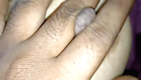 Indian girl wearing short skirt in a big natural boobs