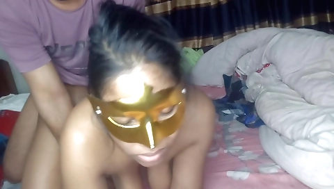 Indian girl with round ass fucked and fucked again