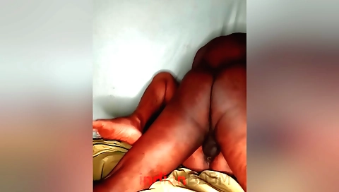 Indian girl with a big ass and a great body is riding a hard dick