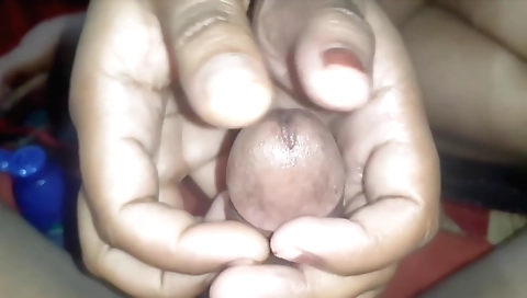 Beautiful brunette handjob with a guy in hd porn video