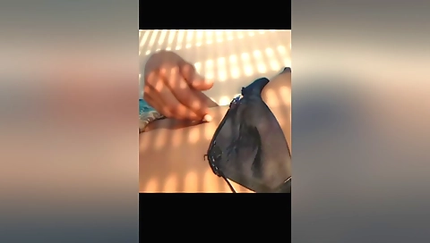 Sri lankan teen 18+ girl filming her body doing it