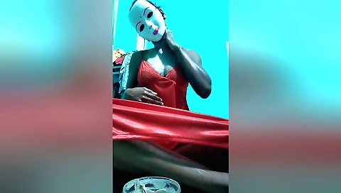 Hot teen in amateur massage video showing off her body