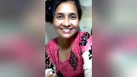 Hairy chick in a sexy lingerie shows her hairy pussy