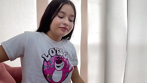 Indian amateur girl gets nailed from behind on the couch