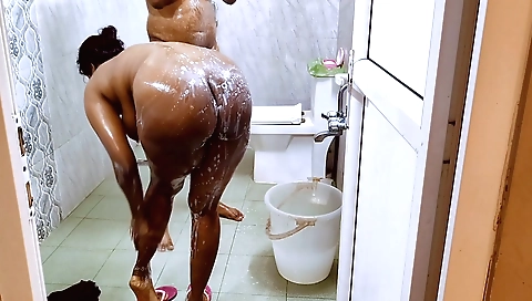 Indian Tamil Girl In Hotel Bathroom Sex With Room Boy