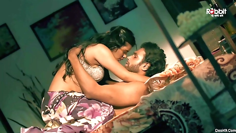 Busty brunette with a nice figure showing her body