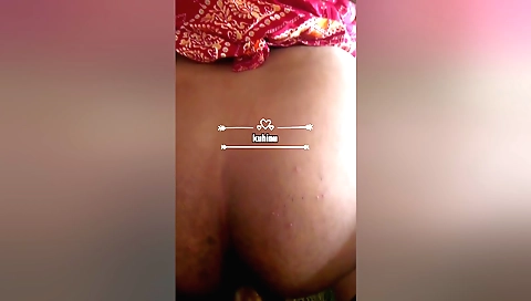 Indian girl fucked in her booty after the doggy style