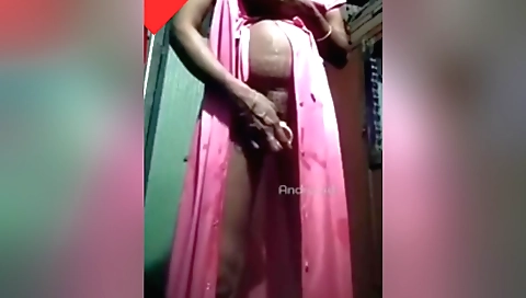 Indian girl fucks herself in her pussy with a dildo