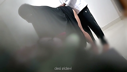 A big black dildo rides a sexy slut on the bed for a few mins