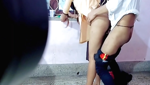 I'm fucking my boyfriend in school uniform in my homemade cam vid