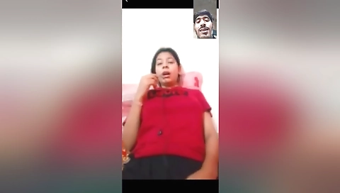 Indian beauty in khaki dress shows her hairy pussy